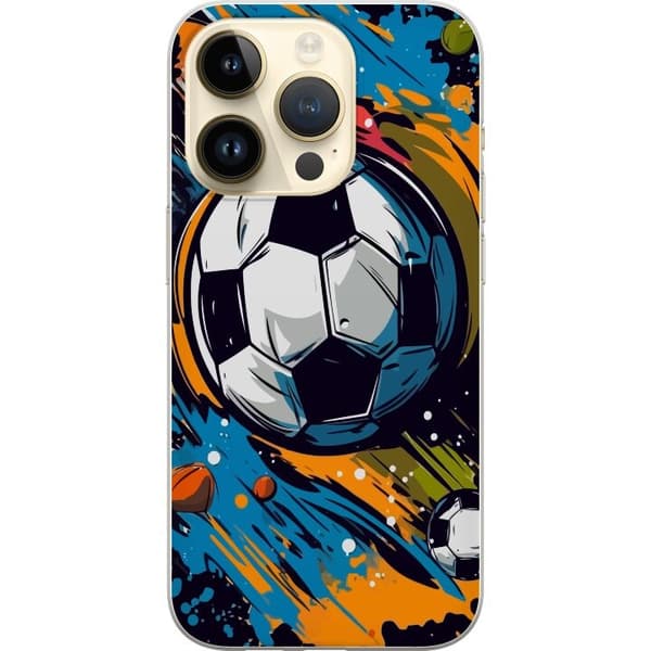 Mobilskal till Apple iPhone 15 Pro med Fotbollar