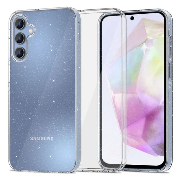 Tech-Protect Galaxy A55 5G matkapuhelimen kansi FlexAir - Glitter