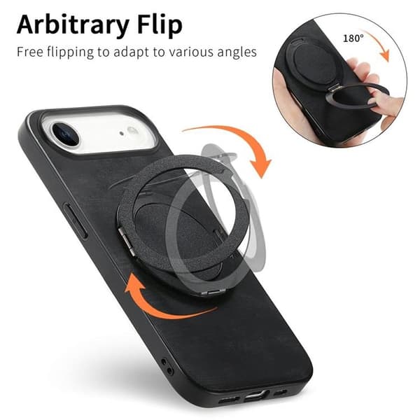 Mobilskal till iPhone Air Rotating Kickstand - Svart Svart