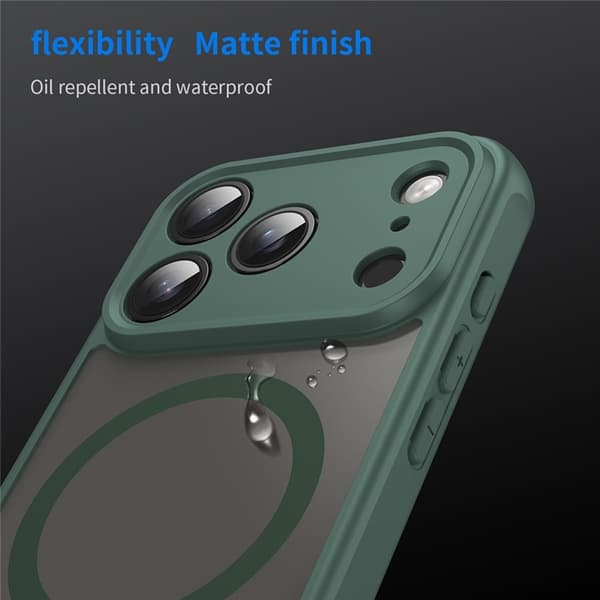 Mobilskal till iPhone 17 Pro MagSafe Anti Drop - Grön Grön