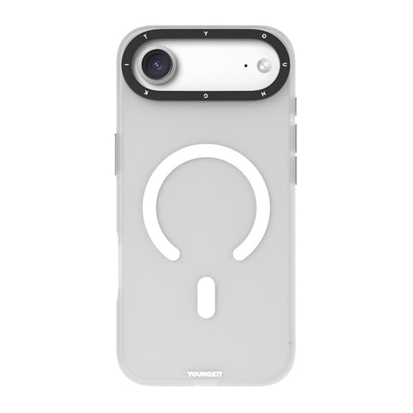 YOUNGKIT Mobilskal till iPhone Air MagSafe PET TPU - Vit Vit
