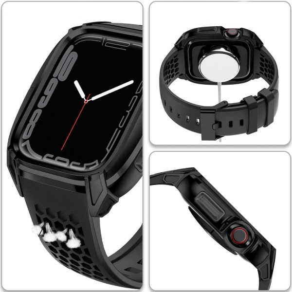 Kingxbar Apple Watch 4/5/6/SE (44mm) Armband CYF148 2in1 Rugged