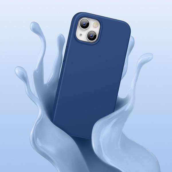 Ugeen Beskyttende Silikone Etui til iPhone 13 - Blå Blue
