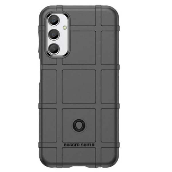 Galaxy A24 4G -puhelinkotelo Rugged Square Grid - Musta