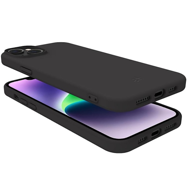 Celly iPhone 15 Plus Mobilskal Planet Soft TPU - Svart Svart