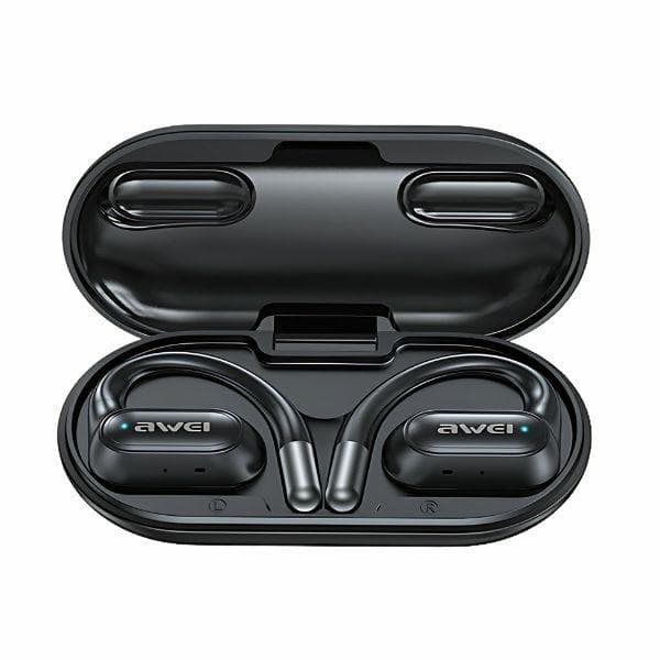 Awei OWS In-Ear øretelefoner Trådløs Bluetooth 5.4 T93 - Sort Svart