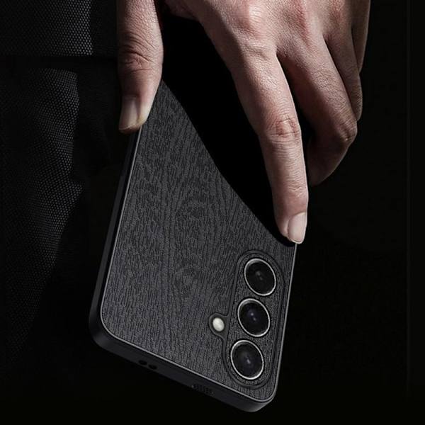 Mobilskal för Samsung Galaxy S26 Plus Konstläder - Grå