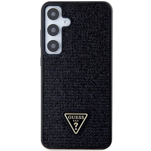 Guess Galaxy S24 Plus Mobilskal Rhinestone Triangle - Svart Svart