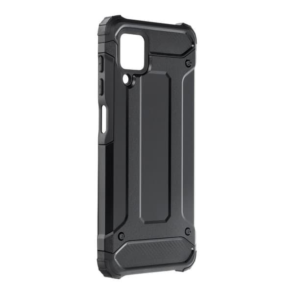 Galaxy A12/M12 Cover Forcell Armor Hårdplast - Sort Black