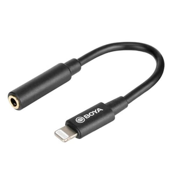 BOYA Mikrofonadapter Lightning - 3.5mm BY-K3 Hane - Hona TRRS