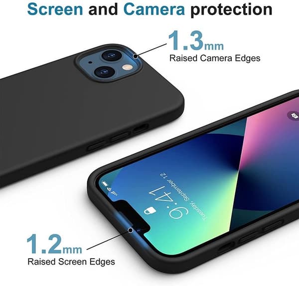 BOOM - iPhone 13 Pro Kuori Pehmeä TPU - Musta Black