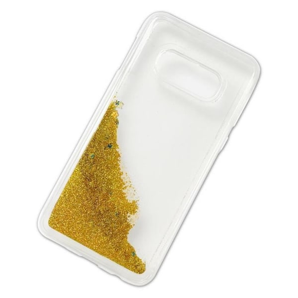 Glitter Skal till Samsung Galaxy S10 - Guld Gul