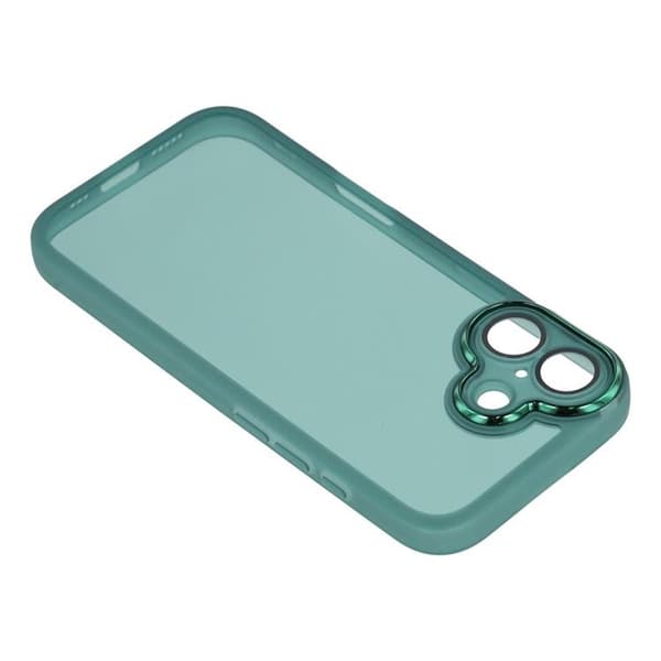 Mobilskal till iPhone 17 Electroplated Kameraram - Grön Grön