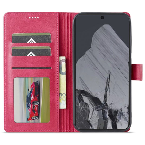 LC.IMEEKE Google Pixel 9 Pro XL Plånboksfodral Konstläder - Rosa