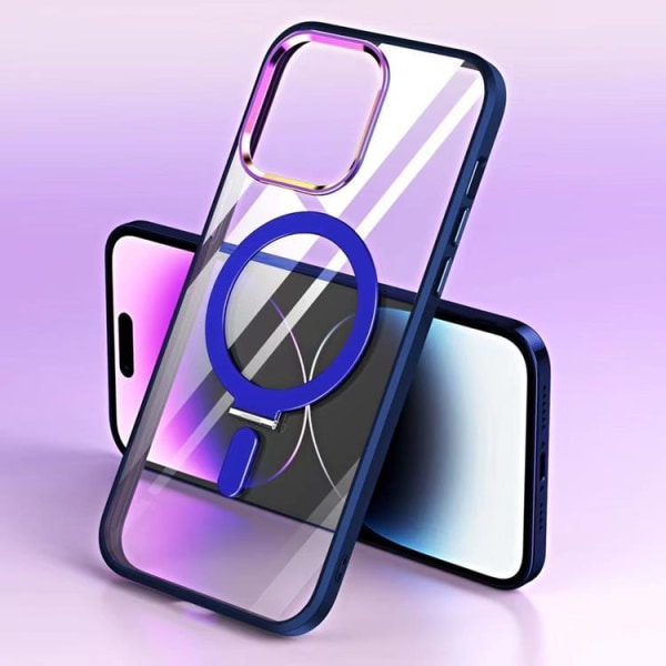 iPhone 14 -matkapuhelinkotelo Magsafe-teline - violetti