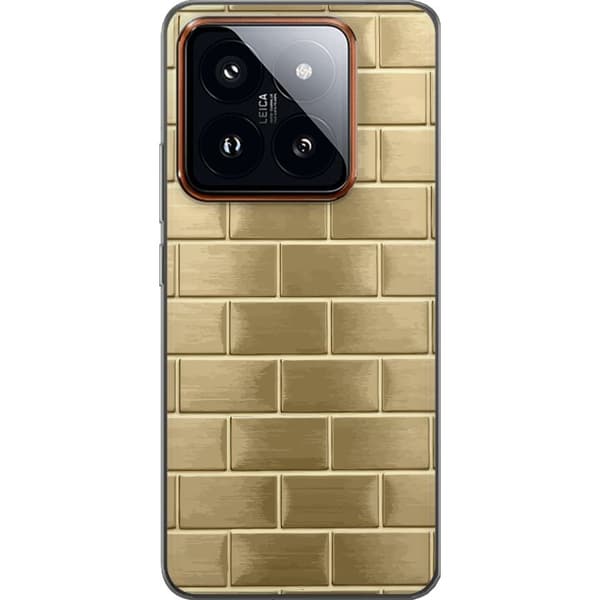Mobilcover til Xiaomi 14 Pro med Gyldne Mursten