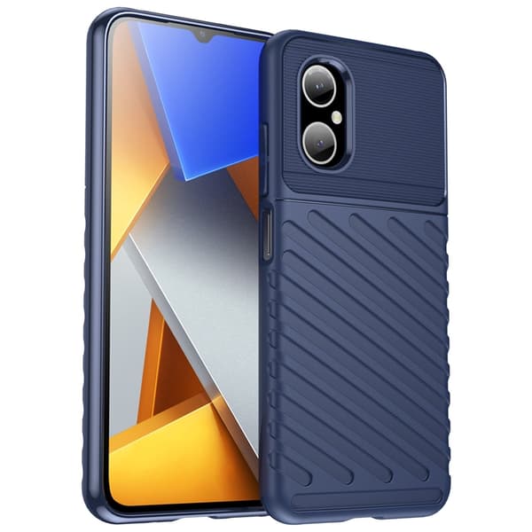 Xiaomi Redmi Note 11E/Redmi 10/10 Prime Plus /Poco M4 Skal Thund Blå