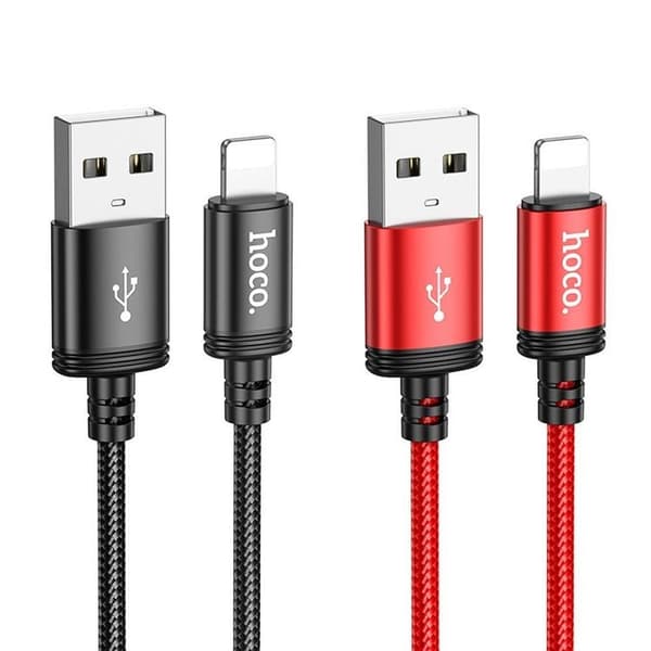 Hoco USB-A till Lightning 1m 2.4A Kabel X89 - Svart Svart