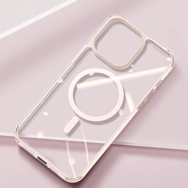 Dux Ducis iPhone 14 Plus -kotelo MagSafe Clin2 Magnetic - vaaleanpunainen