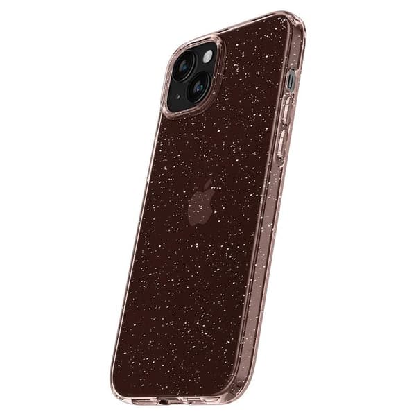 Spigen Mobilskal till iPhone 15 Plus Liquid Crystal - Rosa Rosa