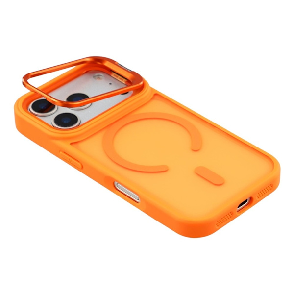 Mobilskal till iPhone 17 Pro MagSafe Lins Kickstand - Orange Orange