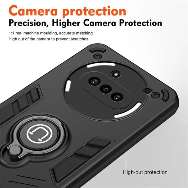 Mobilskal till Nothing Phone (3a) Camshield Kickstand - Svart