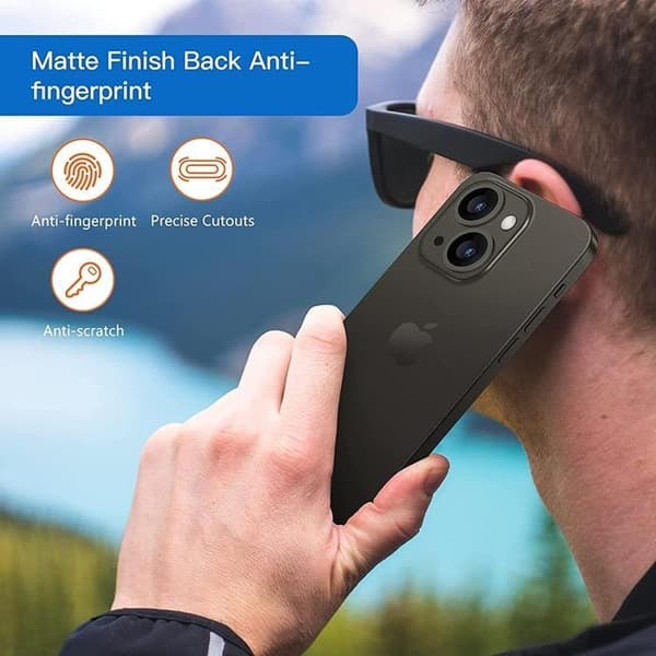 BOOM Zero Mobilskal till iPhone 14 Plus Ultra Slim - Svart Black