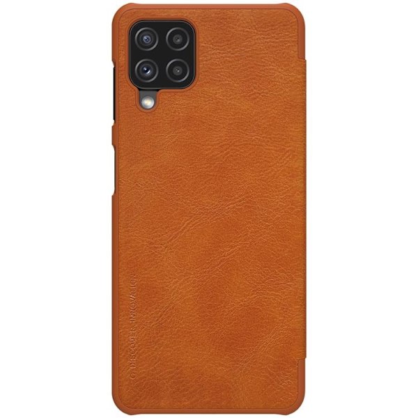 Nillkin Qin Läder Fodral Galaxy A22 4G - Brun Brun