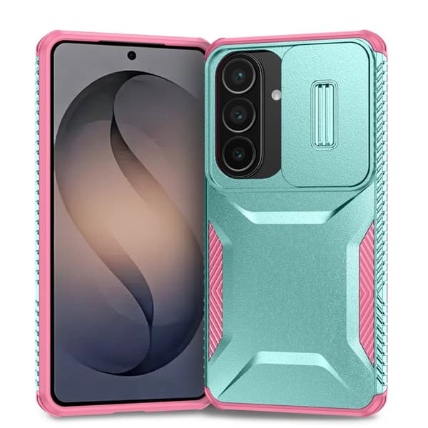 Mobilskal för Samsung Galaxy S26 Camshield TPU + PC - Grön