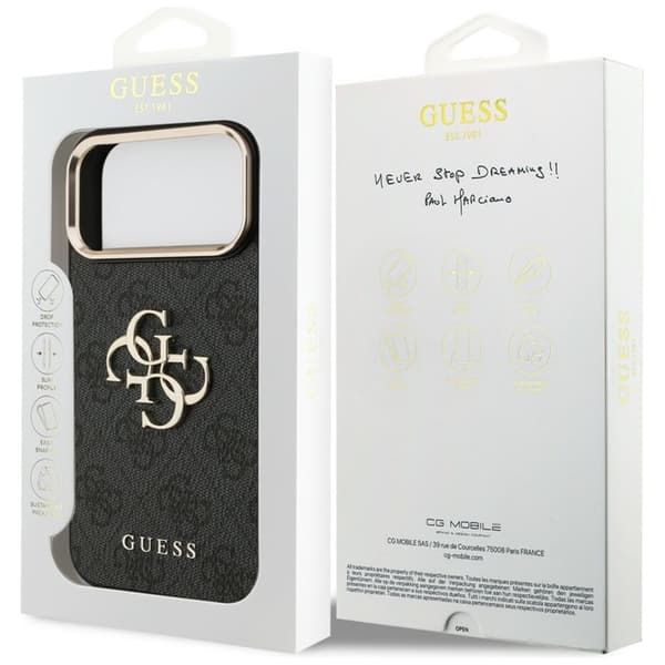 Guess Mobilskal För iPhone 18 Pro Max/17 Pro Max Magsafe 4G Big 4G Classic Logo