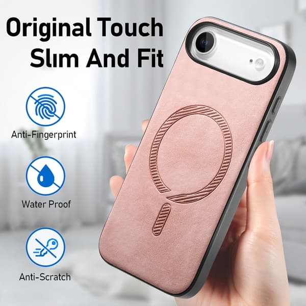 Mobilskal till iPhone Air MagSafe Skin-touch - Rosa Rosa