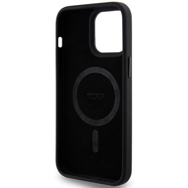 Tumi telefontaske til iPhone 15 Pro Max MagSafe læder ballistisk mønster