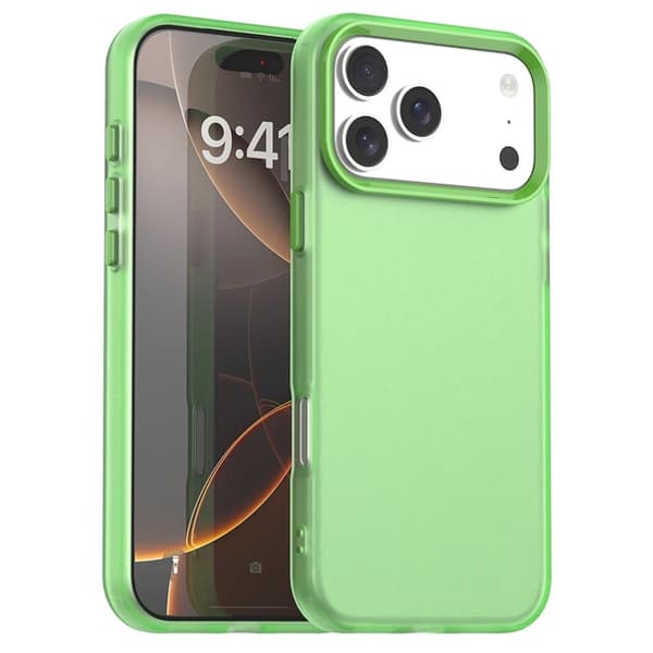 Mobilskal till iPhone 17 Pro Matte Anti-Drop - Grön Grön