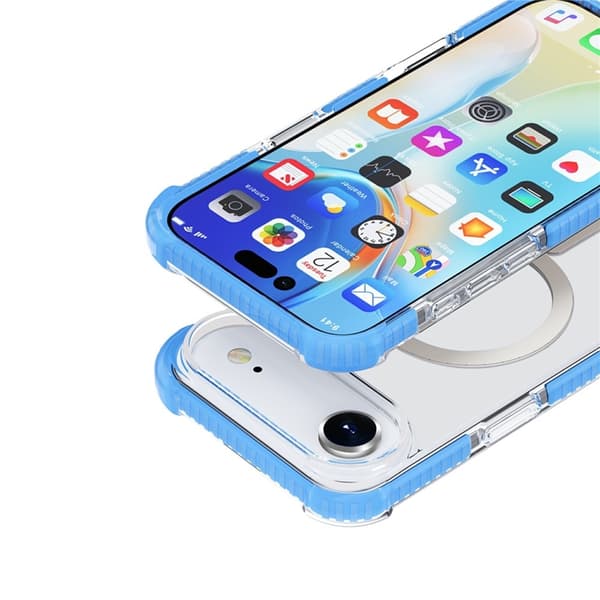 Mobilskal till iPhone Air MagSafe Förstärkta Hörn Acrylic - Blå Blå
