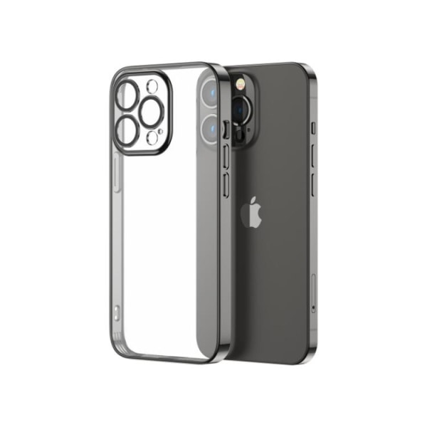 Joyroom iPhone 14 -kotelo 14Q metallikehyksellä - musta