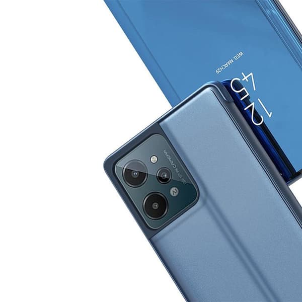 Realme C31 Etui Clear View Flip - Sort Svart