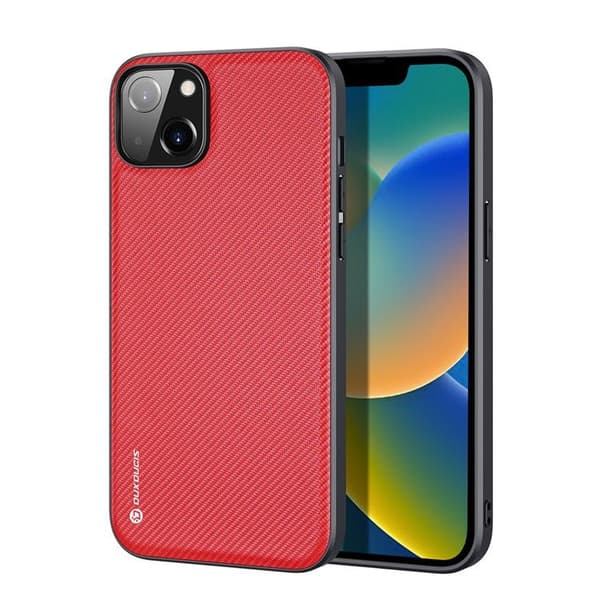 Dux Ducis iPhone 14 Plus -kuori Fino Nylon - Punainen Röd
