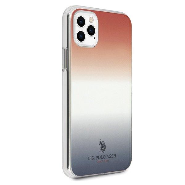 U.S.Polo Assn. Gradient Pattern Collection iPhone 11 Pro Max Röd Röd