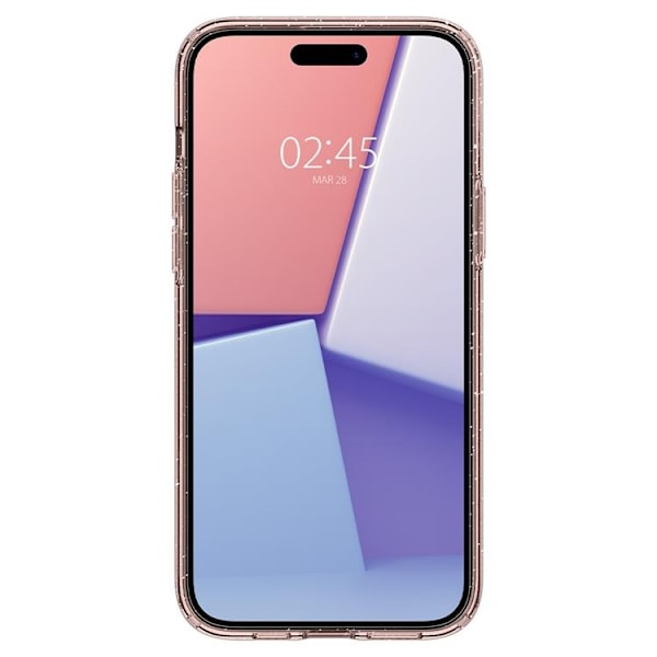 Spigen Mobilskal till iPhone 15 Plus Liquid Crystal - Rosa Rosa