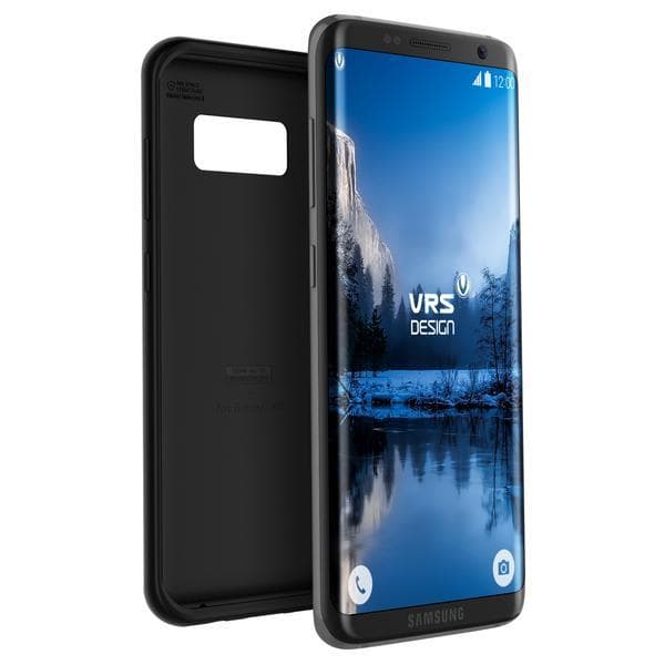 Verus Single Fit -kuori Samsung Galaxy S8 Plus - Musta Black