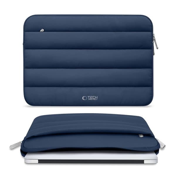 Tech-Protect Computertaske 15"-16" Fluffy - Navy Blå