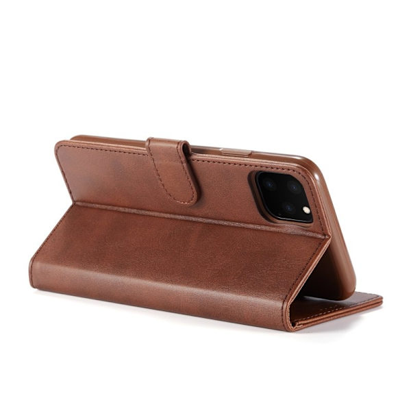 LC.imeeke iPhone 11 Pro Max Plånboksfodral Konstläder - Brun