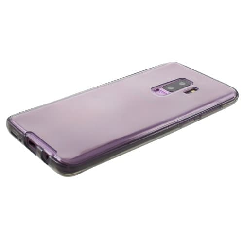 Touchable Front + Back TPU Mobilskal till Galaxy S9 Plus - Grå Grey