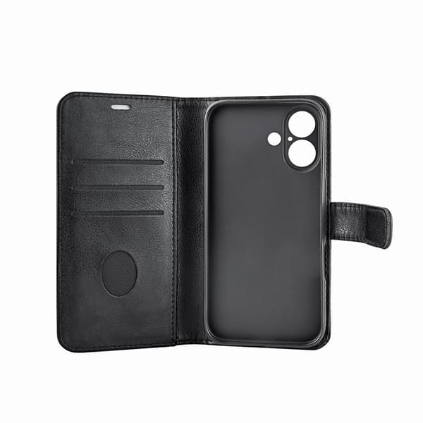 Radicover iPhone 16 Plånboksfodral RFID Strålningsskydd - Svart