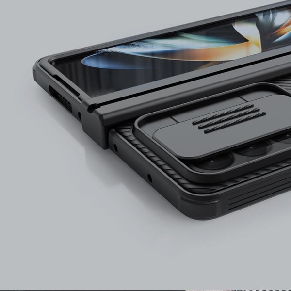 Nillkin Galaxy Z Fold 4 Cover Camshield Pro Simple - Blå
