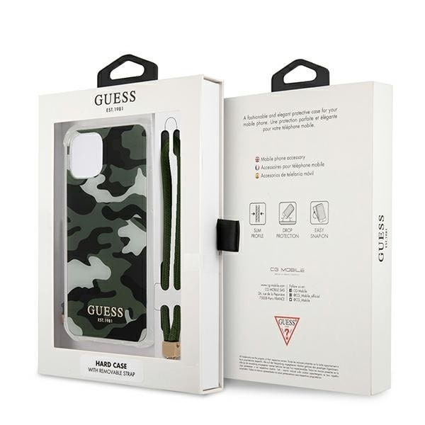 Guess Skal iPhone 12 & 12 Pro Camo Collection - Grön Grön