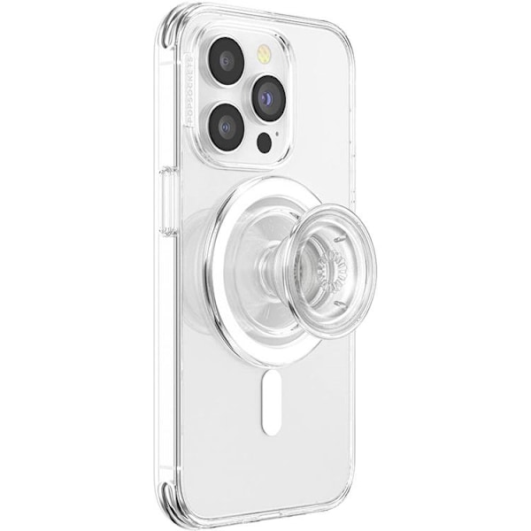 POPSOCKETS PopGrip för Magsafe - Clear Svart