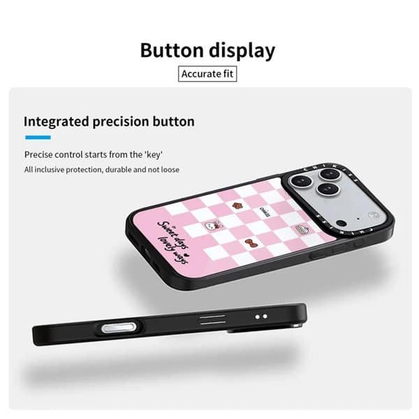 Mobilskal till iPhone 17 Pro Max MagSafe Aluminium Silikon Rosa