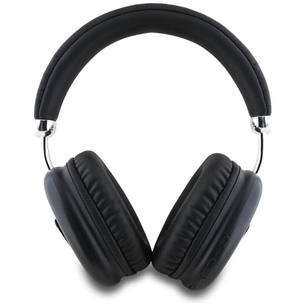 Guess Over-Ear Hörlurar Bluetooth 5.3 Metallic Triangle Logo Svart