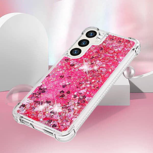 Mobilskal för Samsung Galaxy S26 Plus TPU Glitter Shockproof - Rosa